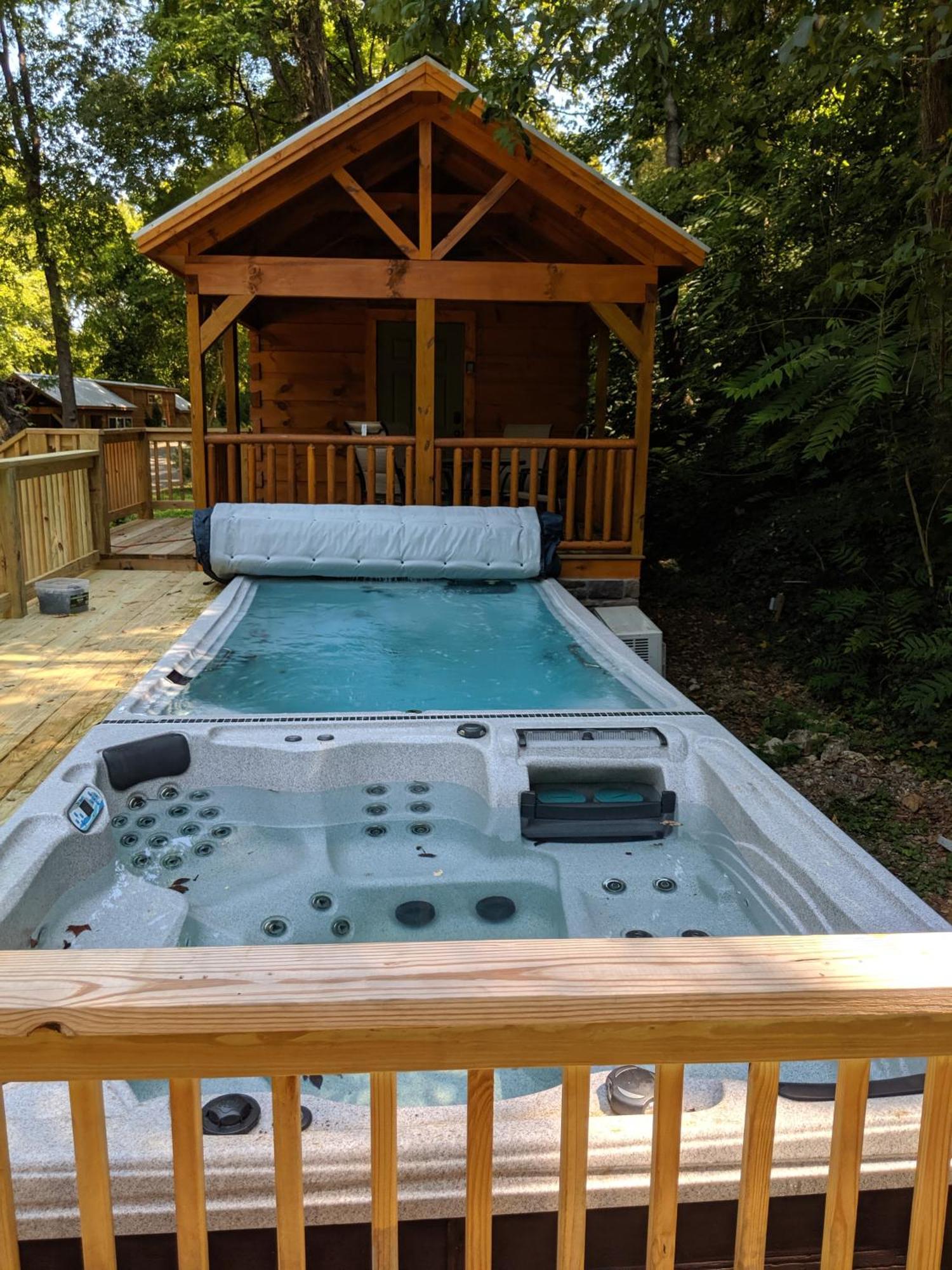 River Cabin Hot Tub & Swim Spa Near Downtown Chattanooga Exterior foto