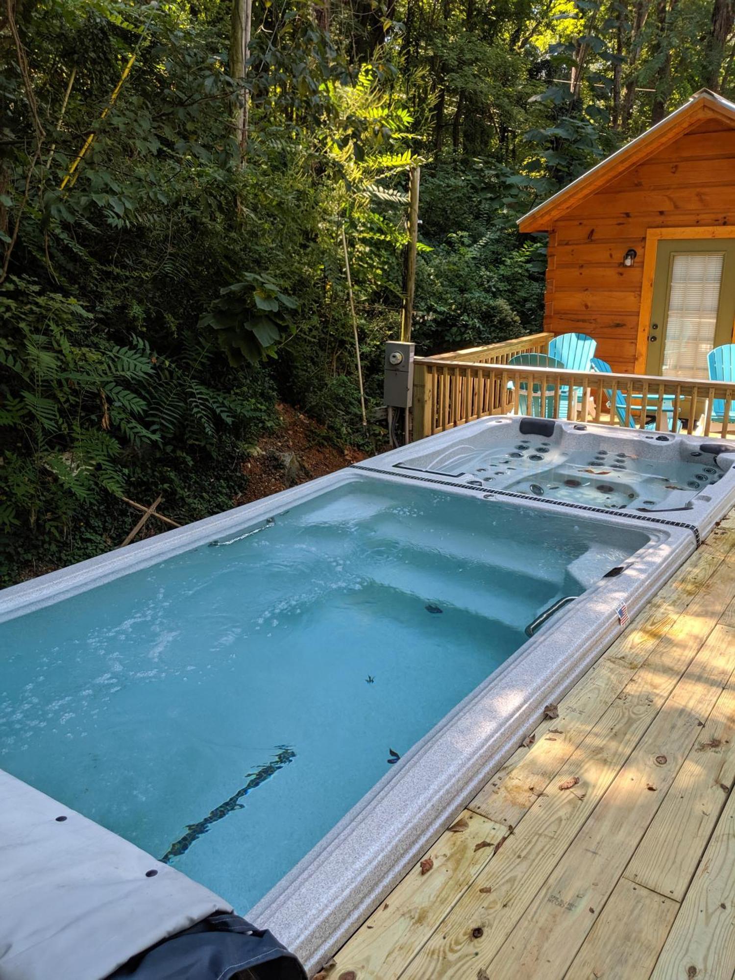 River Cabin Hot Tub & Swim Spa Near Downtown Chattanooga Exterior foto